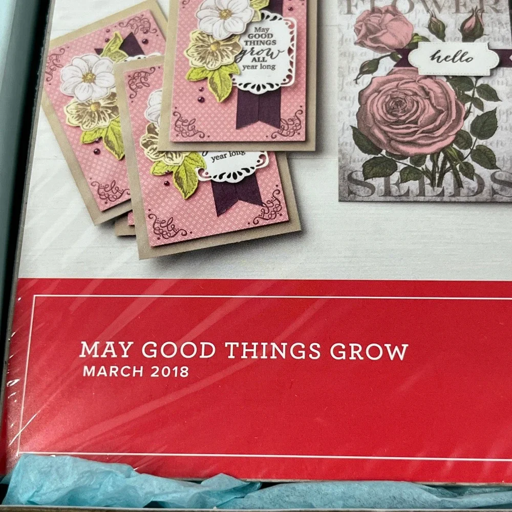 Stampin Up Paper Pumpkin Kit May Good Things Grow 2018 Floral Craft Set 50pc